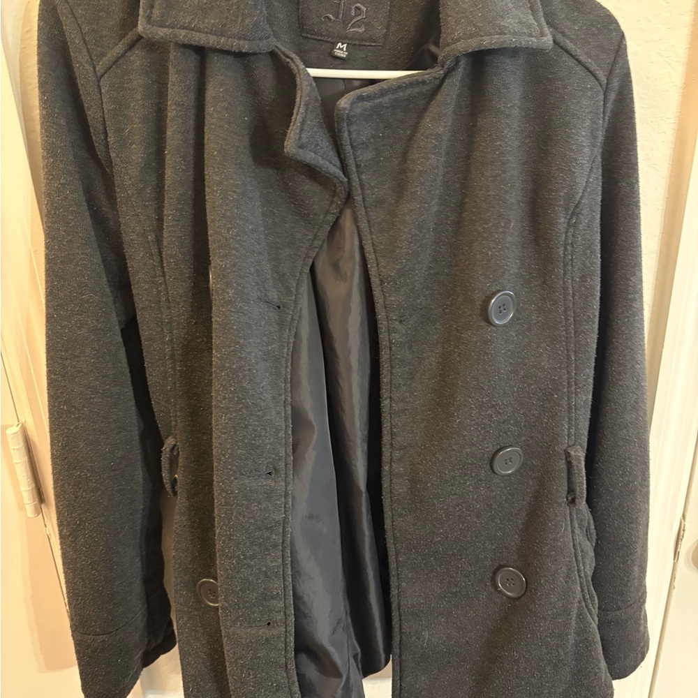 Women's Double breasted Button-Up Peacoat by J2. EUC.